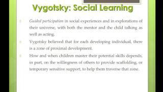 The Play Years ages 2 - 6 Cognitive Development (Chapter 9 Burger Text)