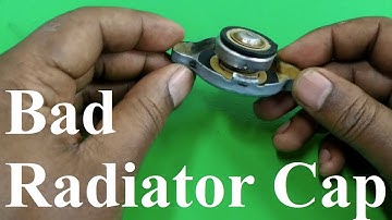 7 symptoms of bad radiator cap
