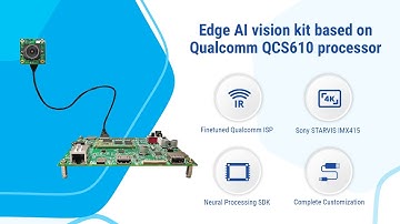 Qualcomm QCS610 Edge AI vision kit with Sony STARVIS IMX415 camera | e-con Systems