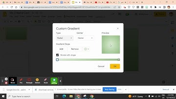 Changing your Background  Gradient in Google Docs