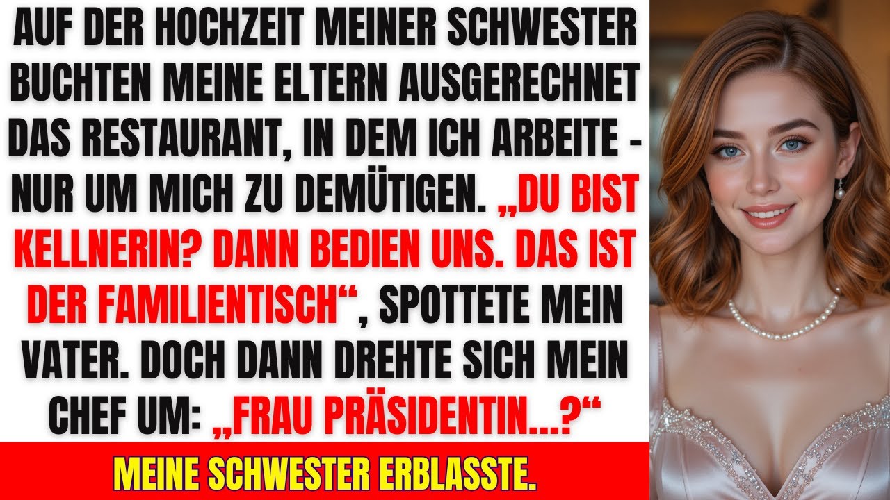Sie hielten mich für eine einfache Kellnerin – doch ich war die Präsidentin