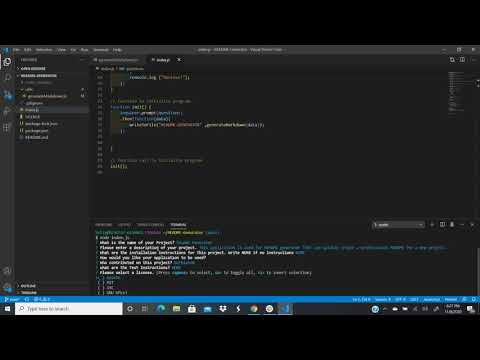 Unit 09 Node.js Homework: Good README Generator