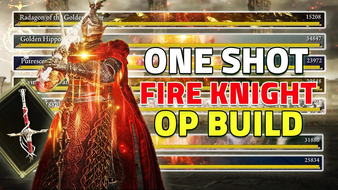 THE BEST Fire Knight’s Greatsword Build – Insane One Shot Build! | Elden Ring DLC