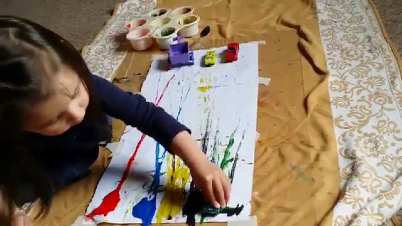 Toy car painting YouTube