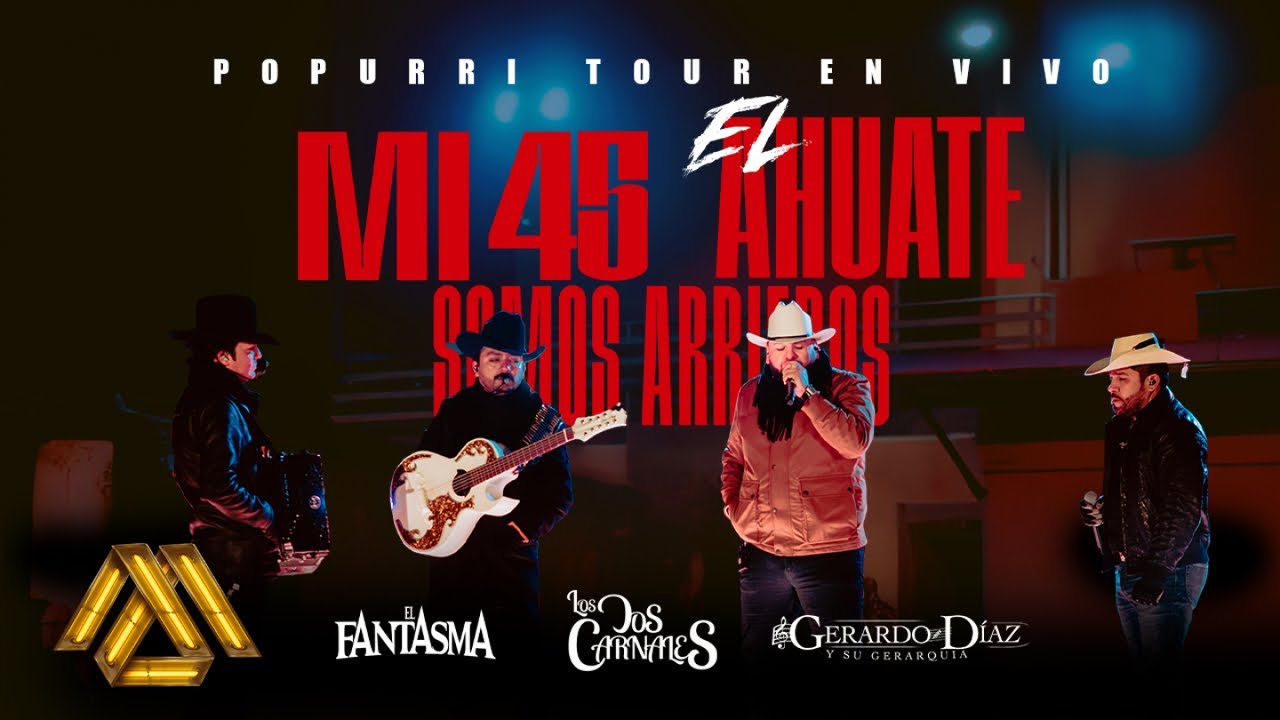 Assista a El Fantasma, Los Dos Carnales, Gerardo Diaz y su Gerarquia - Popurrí Tour En Vivo (Video Oficial) no YouTube