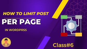 How To Limit Posts Per Page In WordPress - A Beginner