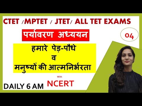 हमारे पेड़ पौधे ||पर्यावरण अध्ययन ||CTET MPTET 2020