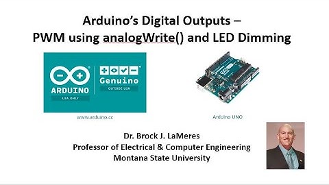 Intro to Arduino - PWM using analogWrite() and Dimming LEDs (Fall 2024)