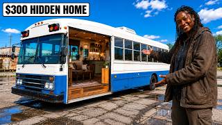 Black Homeless Woman Mocked for Inheriting a Junk Bus — Until She Turned It Into a $300 Hidden Home