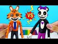 Леплю Тигра и Панду из Хоррор игры Mr Hopps Playhouse 2 | Лепим фигурки из пластилина с Лепка ОК