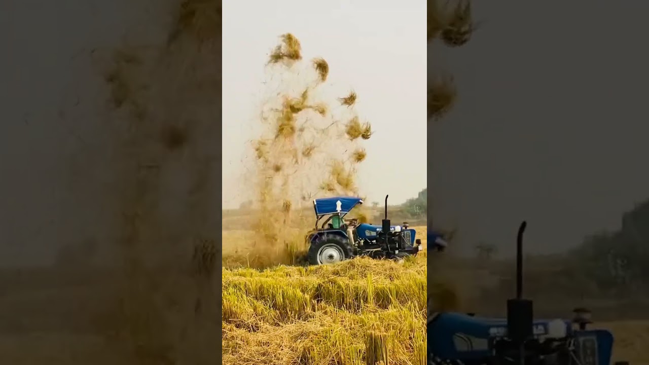 ਝੋਨੇ ਦੀ ਪਰਾਲ਼ੀ ਖਿੰਡਾਉਣ ਵਾਲਾ ਯੰਤਰ #farming #tractorvideo #punjabi #superseeder #viral #sidhumoosewala
