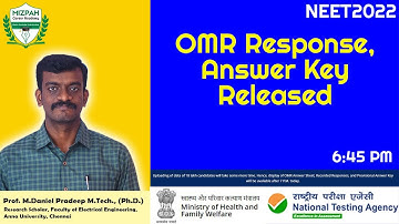 NEET 2022 Answer Key Released - OMR Sheet Released - NEET Results Update