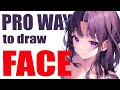 How to draw anime face like a pro  different angles