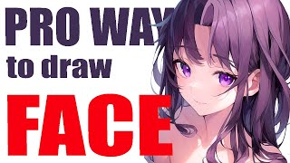 How to Draw Anime Face Like a Pro | Different Angles