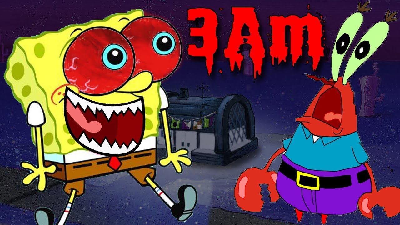 Don T Play This Game At 3am 3am At The Krusty Krab Gameplay Youtube - roblox 3am at the krusty krab