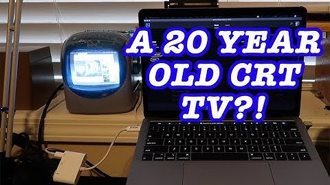 Using a 5" CRT TV as a Second Monitor