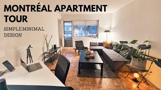 Montréal Apartment Tour | Living Space and Simple Cozy Design