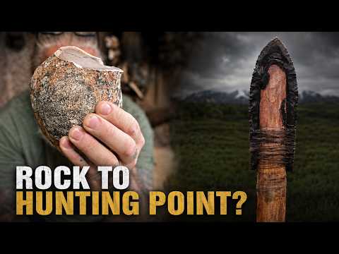 Can This Chunk of Stone Become a Hunting Point? Knapping Turtle backs