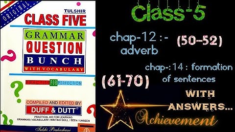 Duff and dutt class-5 Chapters12&14 (page50-52&61-70) #duff&dutt #questionbunch #class5 #target2023