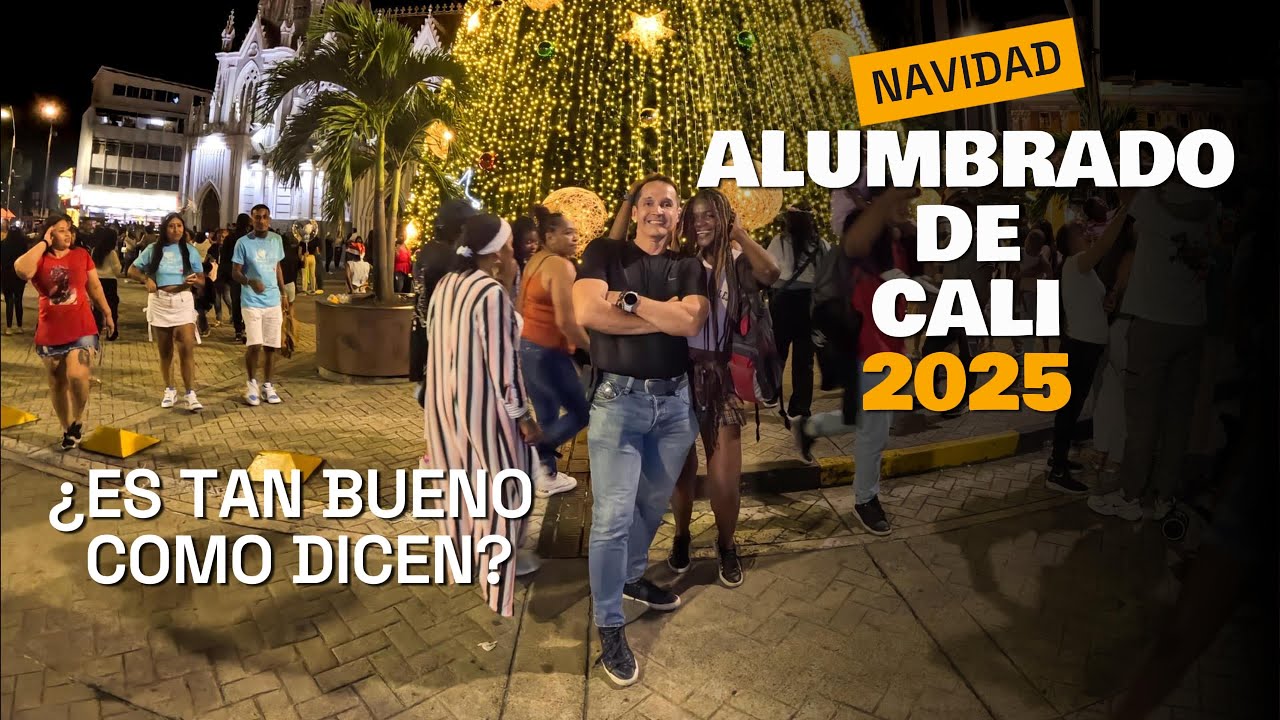 ¿El ALUMBRADO de CALI es tan bueno como DICEN?