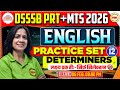 DSSSB PRT + MTS 2026 English 🔥| Determiners| Practice Set-12 Important Questions Vibha Mam