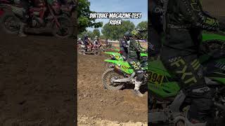 DirtBike Magazine Test Rider Goes For Holeshot