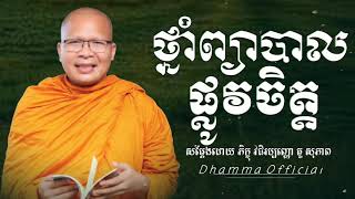 ថ្នាំ-ព្យាបាល-ផ្លូវចិត្ត-Dhamma Official_អប់រំក្នុងចិត្ត