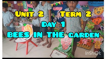 Term 2 Unit2 Flowers Day1/English Ennum Ezhuthum/1b.Bees in the garden using the structure This is a
