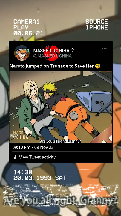 Naruto Melompat ke Tsunade untuk Menyelamatkannya 🧐