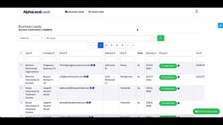 Alpha Local Leads Review Demo - Small Business Lead Generation Software App screenshot 2