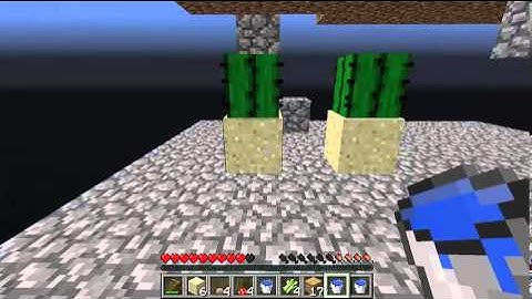 Minecraft Skyblock Lets Play Episode 2 (OP Cobblestone Generators and Farms)