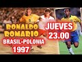 RONALDO Y ROMARIO PARTIDAZO. BRASIL-POLONIA 1997. RECITAL BRASILEÑO #MundoMaldini