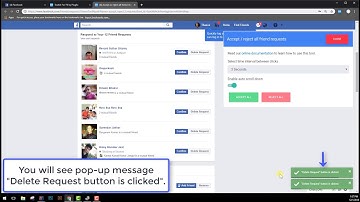 How to accept or reject all Facebook friend requests in one click