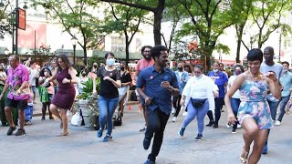 MIDTOWN DANCE SALSA with Talía & Edwin M. Ferreras - Class & Social Dancing at Greely Square NYC