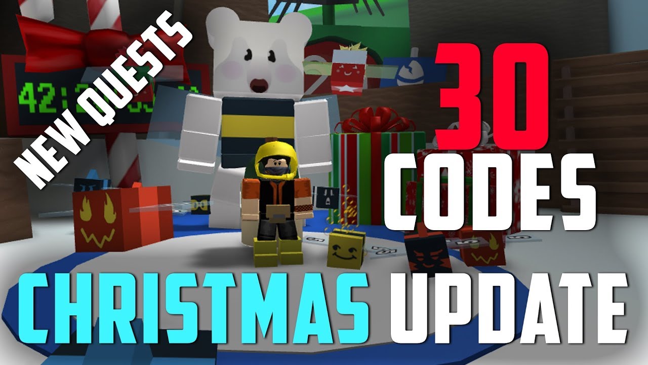 CHRISTMAS UPDATE CODES IN ROBLOX BEE SWARM SIMULATOR YouTube