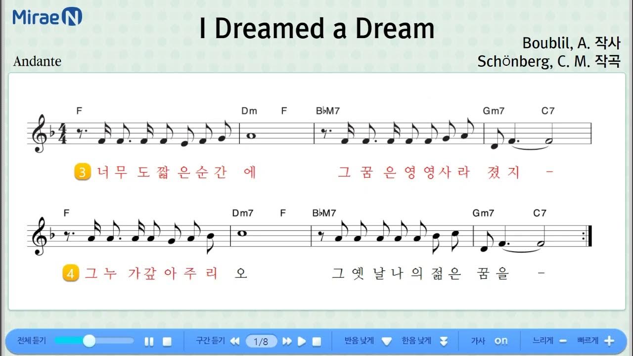 I Dreamed a Dream 노래 - YouTube
