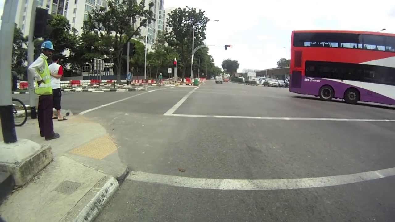 Nice SMRT bus driver - YouTube
