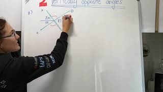 Vertically opposite angles