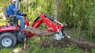 #94 Pt. 1 Digging First Stump With BXpanded Root Ripper & Trenching Bucket