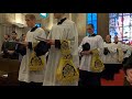 FSSP Ordination Diaconate 2021, Processional, Cathedral of the Risen Christ, Lincoln, Nebraska