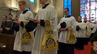 FSSP Ordination Diaconate 2021, Processional, Cathedral of the Risen Christ, Lincoln, Nebraska