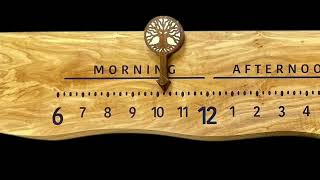 Olivewood Linear Clocks