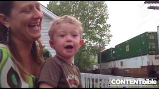 Engineer's Son Realizes His Dad is Driving Passing Train | CONTENTbible