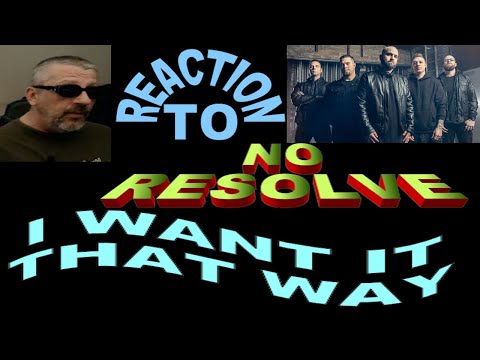 I Want It That Way /‬ ROCK Cover by NO RESOLVE / Reaction