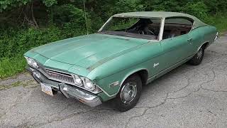 1968 Chevelle Barn Find 16 years first test drive
