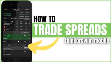 Hoe u spreads kunt verhandelen in de ThinkorSwim mobiele app