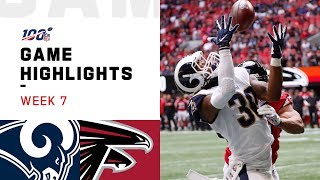 Rams vs. Falcons Week 7 Highlights | NFL 2019 Rams vs. Falcons Week 7 Highlights | NFL 2019