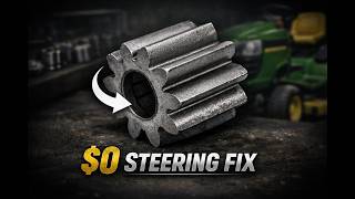 The $0 Steering Gear ‘Upgrade’ for John Deere mowers, tighten your steering pinion gear for free.