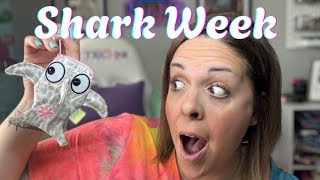 Let's sew the Mini Whale Shark Pouch from SewCraftDee!