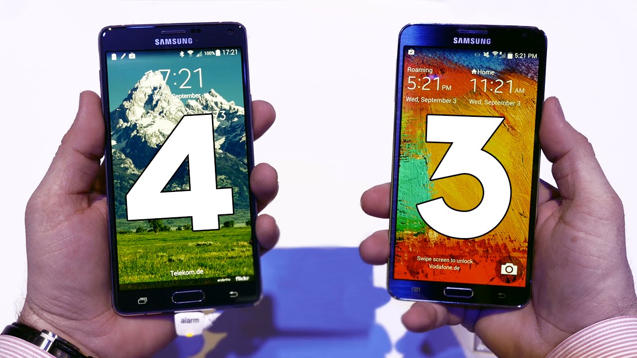 Samsung Note 3 vs Note 4. Realm vs Samsung. Сравнение samsung galaxy note